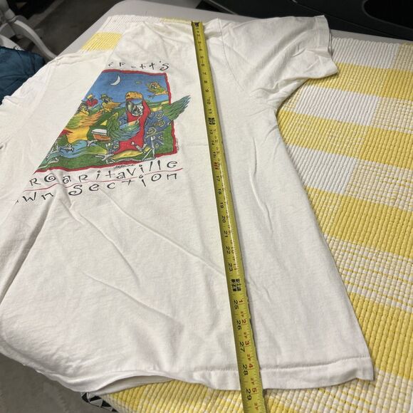 Vintage Jimmy Buffett Margaritaville 1998 Tour T Shirt White Size XXL - Picture 10 of 13